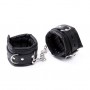 Leather Padded Hands Cuffs and Ankle Cuffs Neck Collar Leash For Couple foreplay
