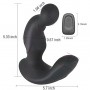 Dual Motors Anal Plug Vibrating Prostate Massager Stimulation for Male 