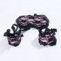 Exotic Apparel Lace Eye Mask With Handcuffs Sex Toy For Couples Play