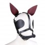 Genuine Leather Sexy Rabbit Bondage Mask Cute Cosplay Costume For Couples