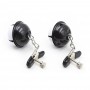 Stainless Steel Clip Breast Nipple Clamps With Bell For Adult