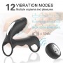 Silicone Enhancing Vibrating Penis Ring Cock Ring For Couples