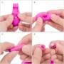 Silicone Finger Sleeve Vibrator Clitoris Stimulator Clit Nipple Massage For Female