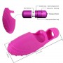 Silicone Finger Sleeve Vibrator Clitoris Stimulator Clit Nipple Massage For Female