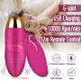 Wireless Remote Control USB Rechargeable Mute Vibrator For Women