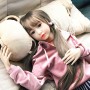 141cm Flat Chest Silicone Sex Dolls Adult Lifelike TPE Love Doll