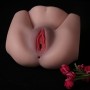 Realistic 3D Big Ass Male Masturbator Sucking Cup Artificial Two Channel Woman Vagina Pussy Anal Adult Sex Toys Doll For Men