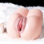 Realistic Ass 3D Silicone Vagina Anal Artificial Pussy Double Channels Tight Vagina Anus Male Adult Sex Toys Masturbator for man