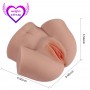 Lightweight Sexy Ass Torso Sex Toy for Male Masturbation