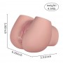 4.54lb Ass Torso Sex Doll Dual Channel